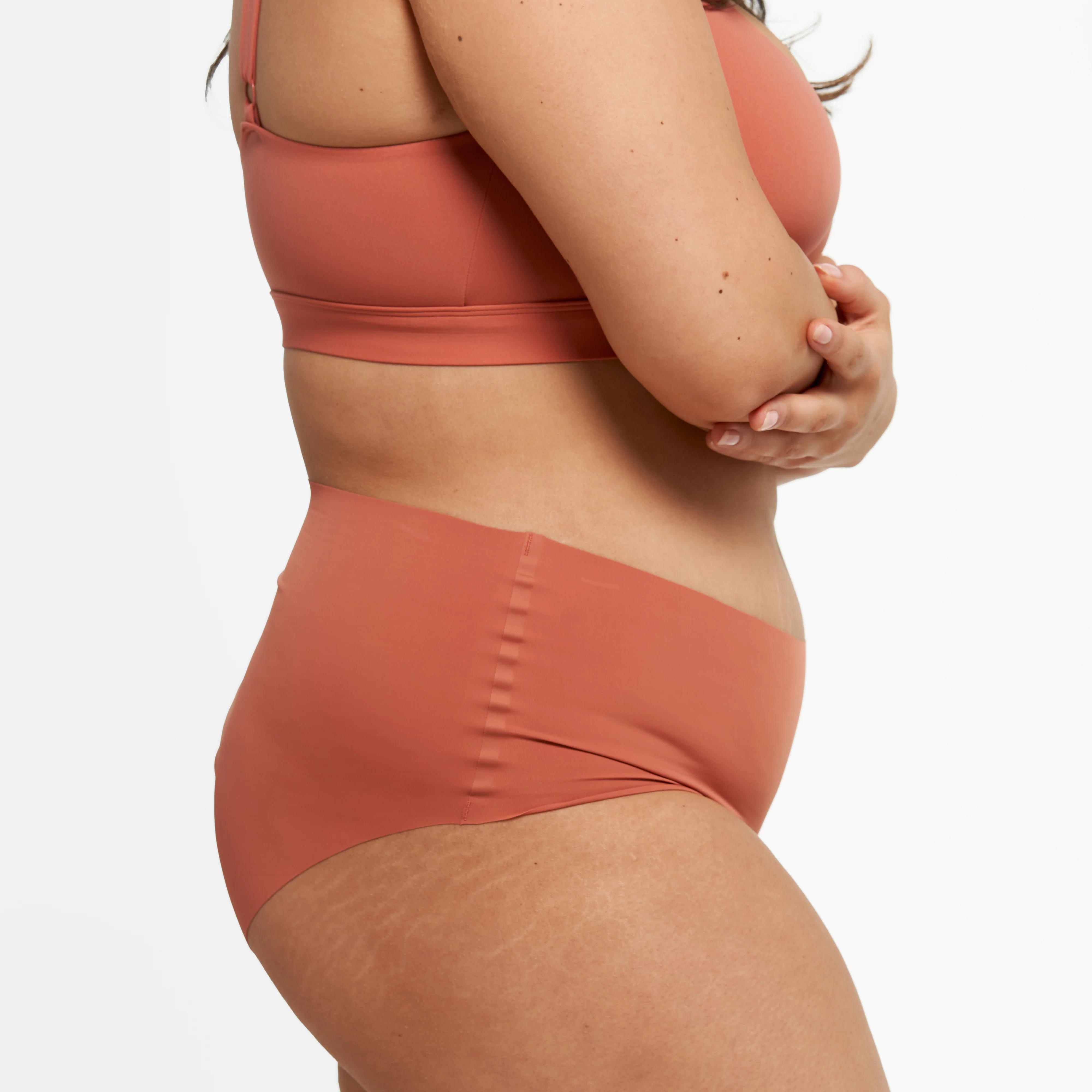 High-Rise Bikini Brief - Seamless Ultrasmooth 2.0 - Spice - Image 4