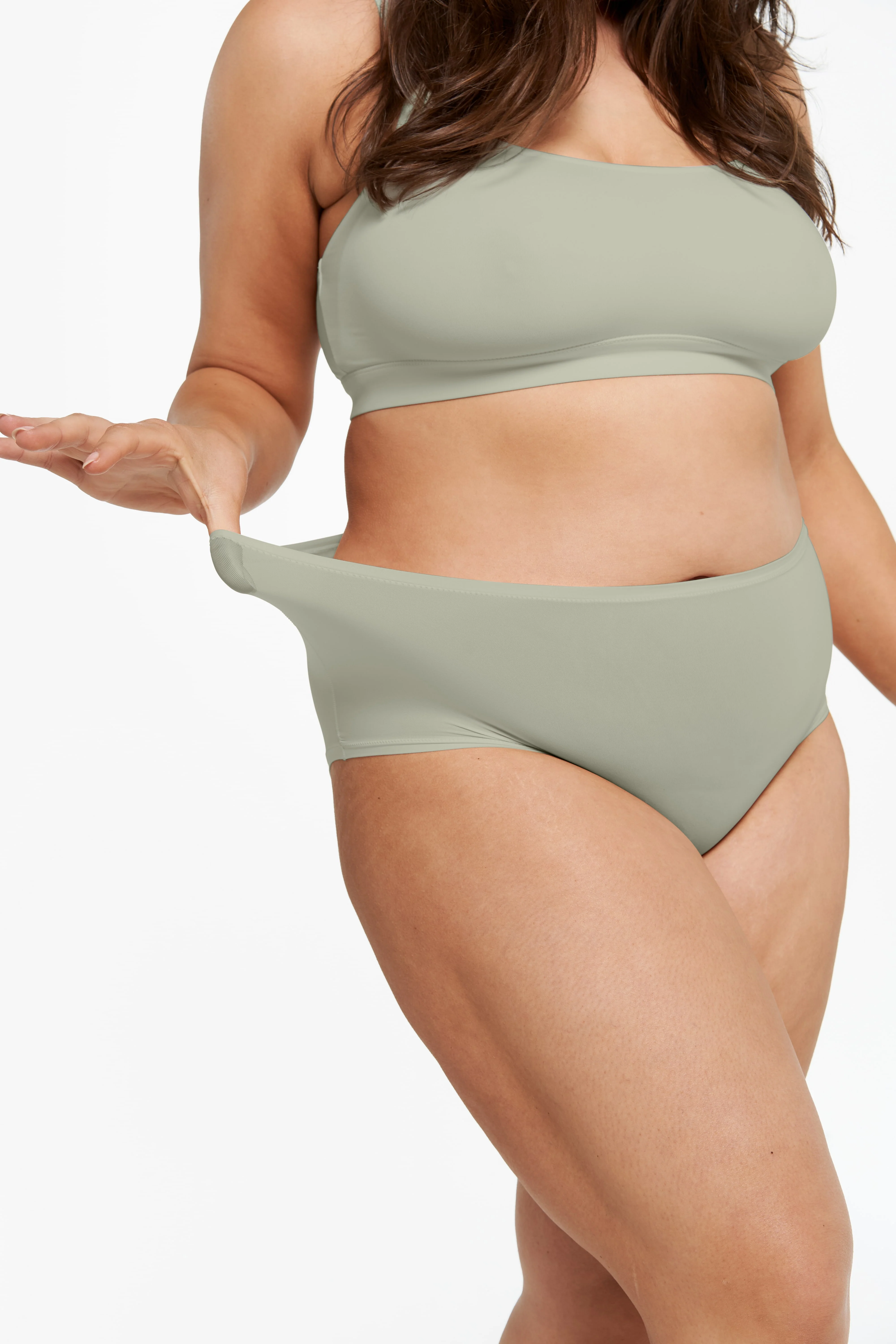 High-Rise Bikini - Super Stretch 2.0 - Moss - Image 4