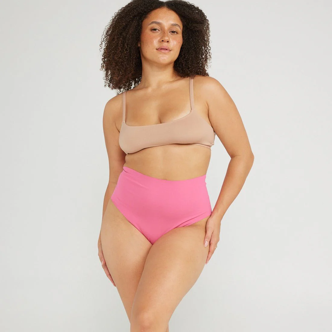 High-Rise Thong - Seamless Cotton - Confetti - Image 2