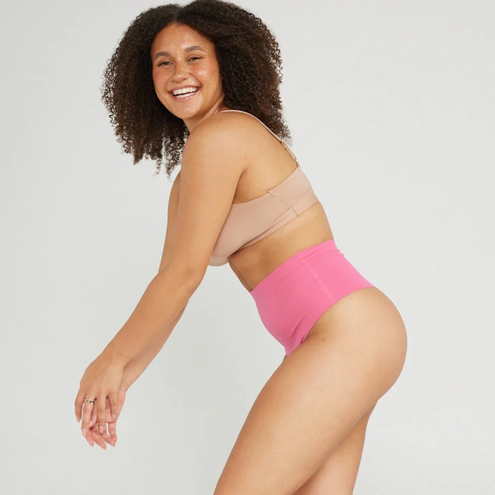 High-Rise Thong - Seamless Cotton - Confetti - Image 3