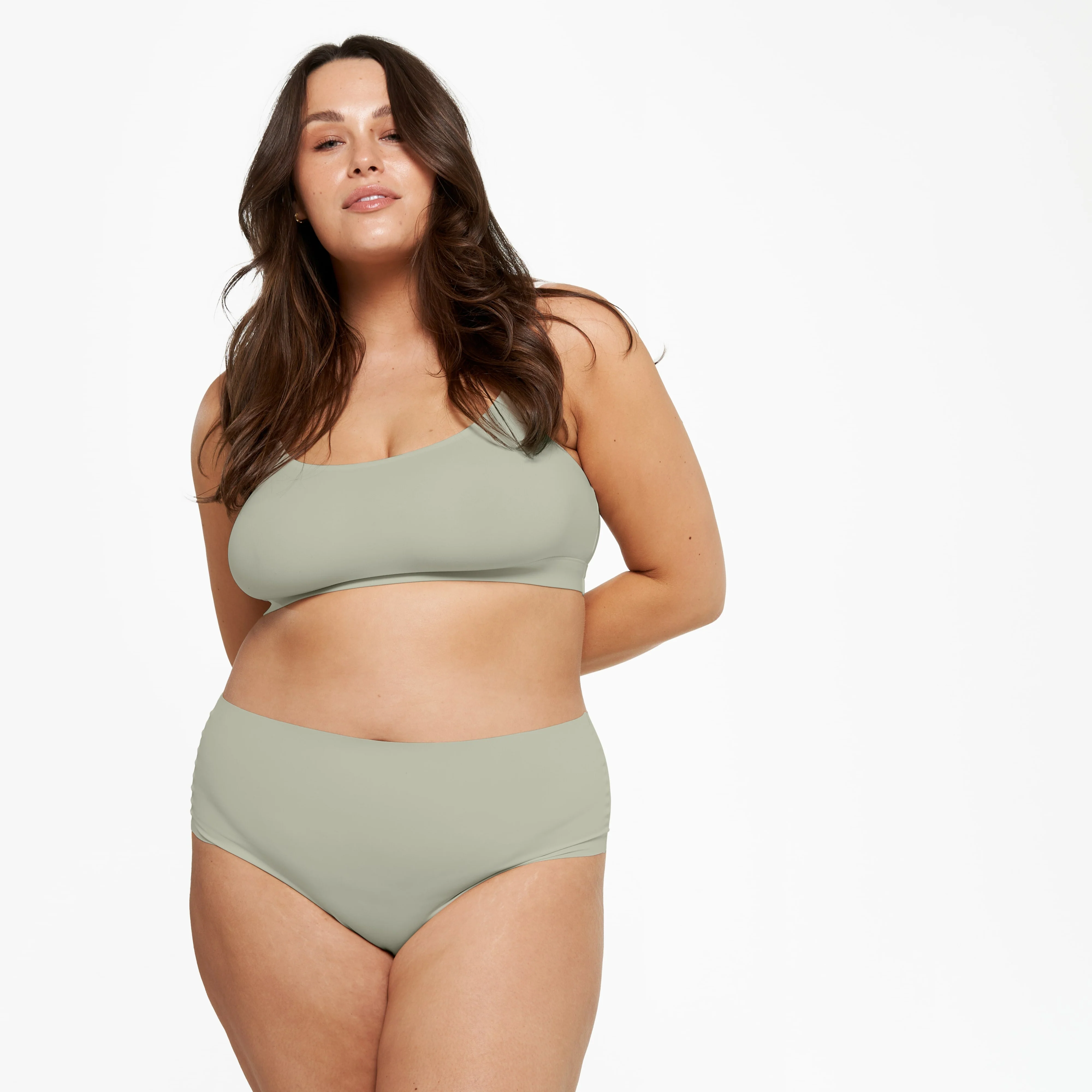 High-Rise Thong - Seamless Ultrasmooth 2.0 - Moss - Image 4