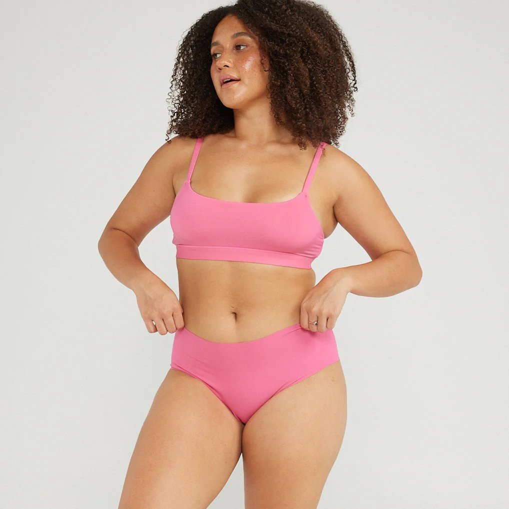 Mid-Rise Bikini - Seamless Cotton - Confetti - Image 2