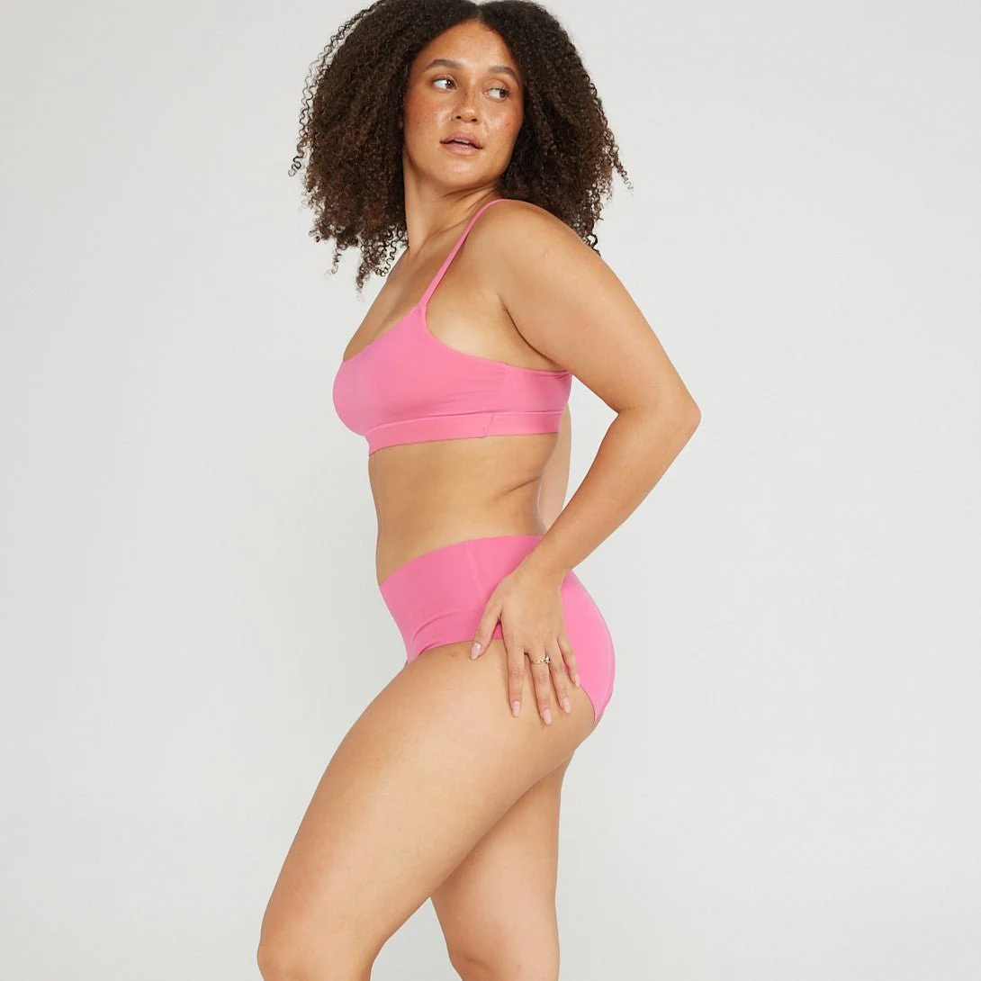 Mid-Rise Bikini - Seamless Cotton - Confetti - Image 3