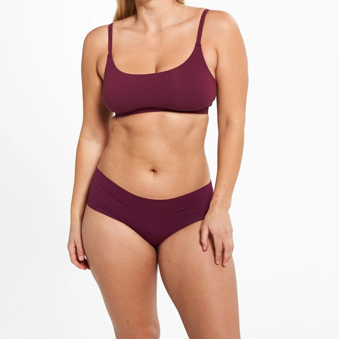 Mid-Rise Bikini - Seamless Eco 2.0 - Shiraz - Image 4