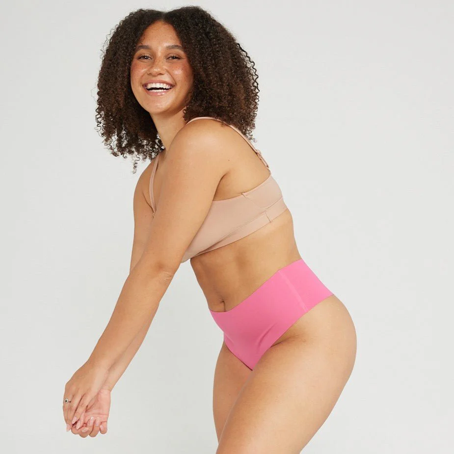 Mid-Rise Thong - Seamless Cotton - Confetti