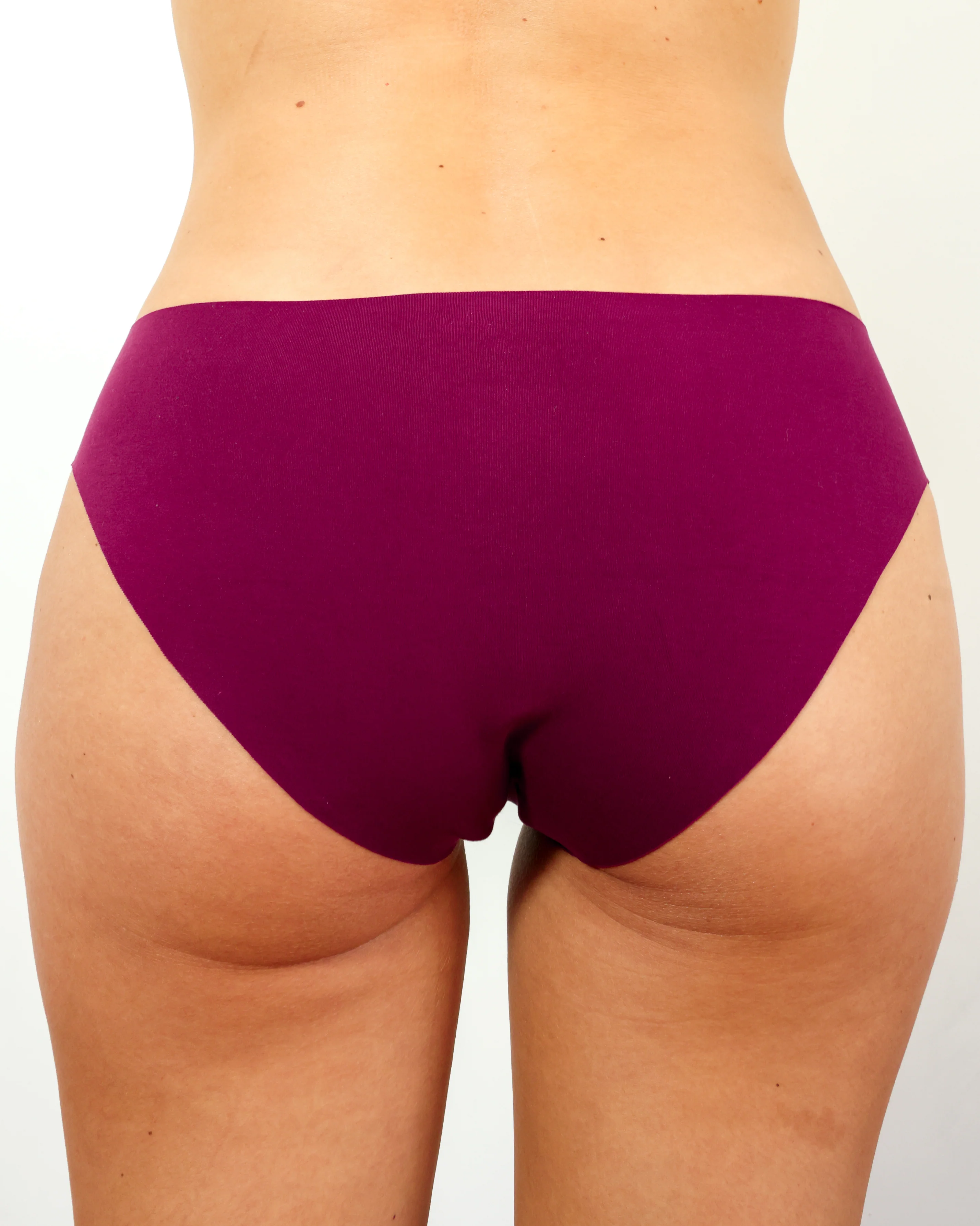 Original-Rise Bikini Brief - Seamless Cotton - Shiraz - Image 4