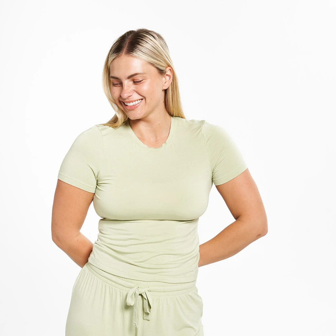 Sleep Short Sleeve - Aloe - Image 3