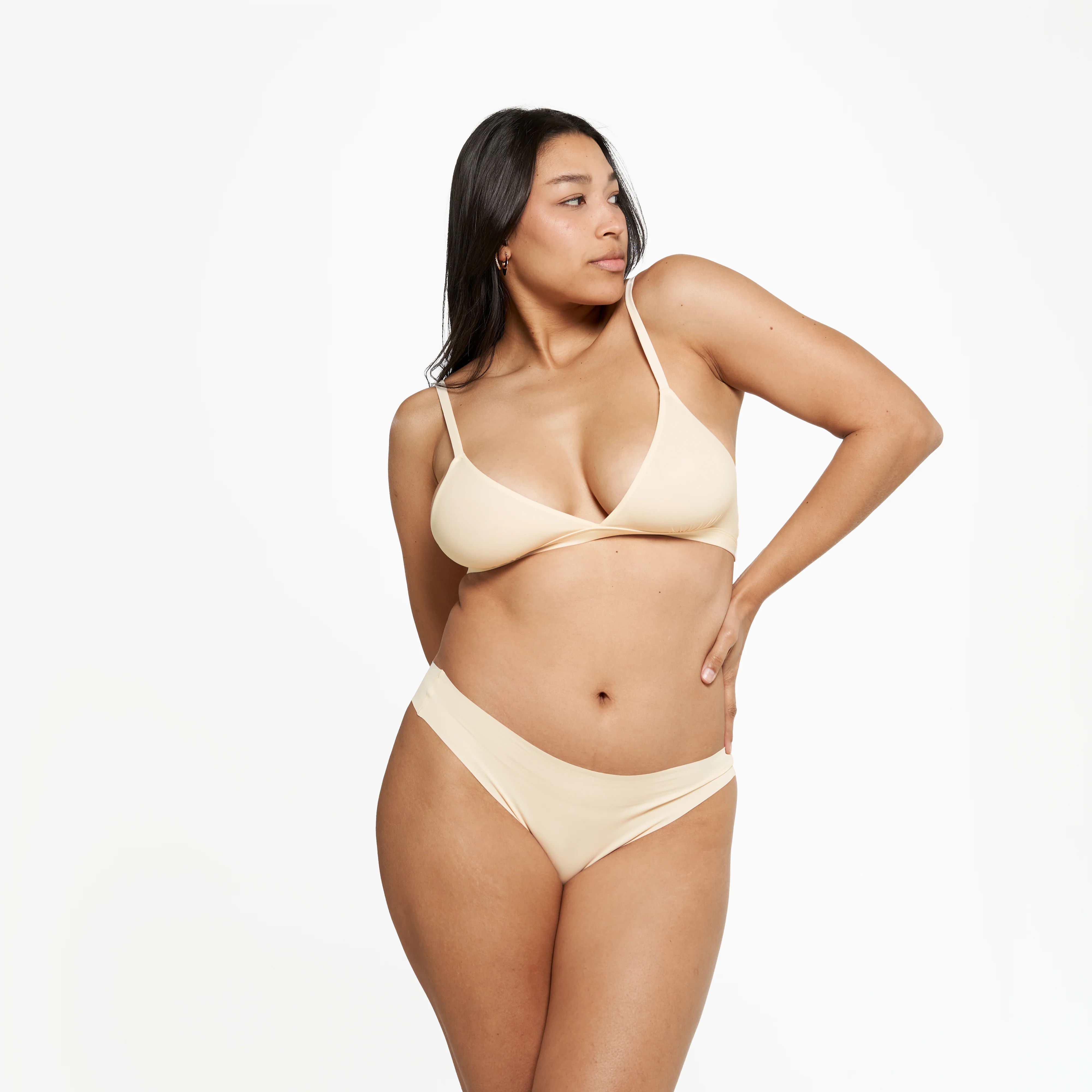 Triangle Bralette - Super Stretch - Vanilla - Image 3